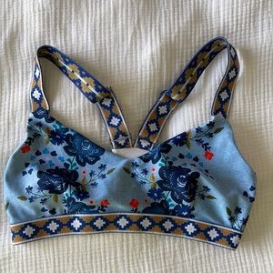 the upside floral ballet bra
